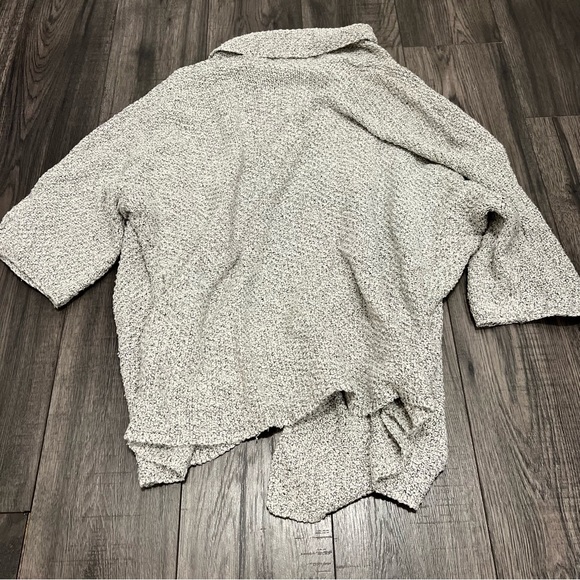 Community Ionic Grey Melange Oversized Fit Cape Sweater - Picture 4 of 4